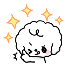Afro puppy sticker #1204908