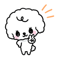Afro puppy sticker #1204911