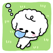 Afro puppy sticker #1204914