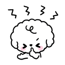 Afro puppy sticker #1204916