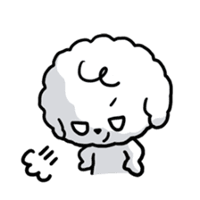 Afro puppy sticker #1204918