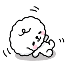 Afro puppy sticker #1204919