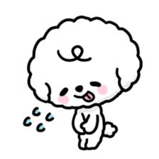 Afro puppy sticker #1204924