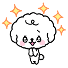 Afro puppy sticker #1204925