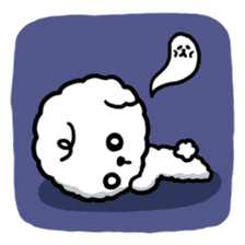 Afro puppy sticker #1204928