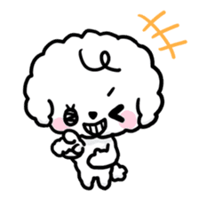 Afro puppy sticker #1204929