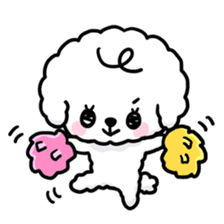 Afro puppy sticker #1204930