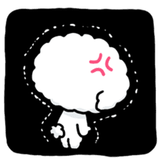 Afro puppy sticker #1204933