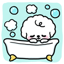 Afro puppy sticker #1204935