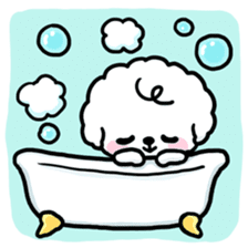 Afro puppy sticker #1204935