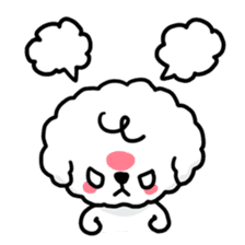 Afro puppy sticker #1204940