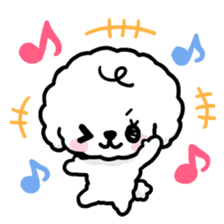 Afro puppy sticker #1204943