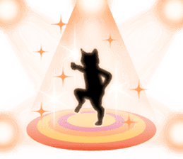Dance! Dance! CAT! sticker #1205716