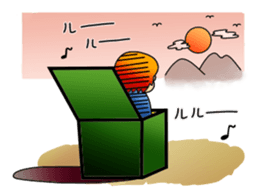 Man in box sticker #1205857