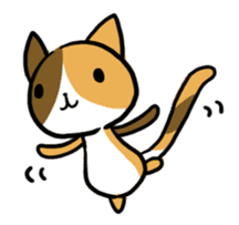 Calico cat sticker #1206241