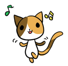 Calico cat sticker #1206251