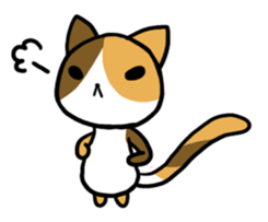 Calico cat sticker #1206259