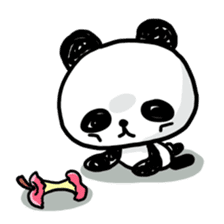 Kawaii Panda sticker #1206630