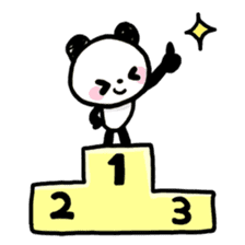 Kawaii Panda sticker #1206639
