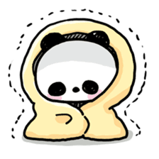 Kawaii Panda sticker #1206652