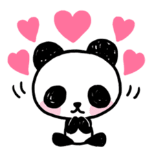 Kawaii Panda sticker #1206656