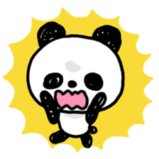 Kawaii Panda sticker #1206659