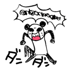 Desperate panda sticker #1206882