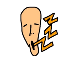 Afro girl & Ghost man sticker #1207133