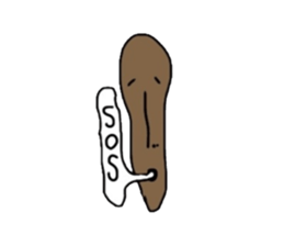 Afro girl & Ghost man sticker #1207135