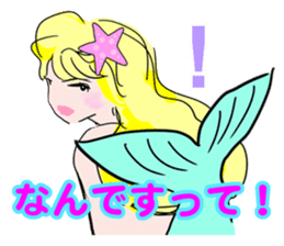 Beautiful and elegant mermaid Princess sticker #1207146