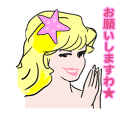 Beautiful and elegant mermaid Princess sticker #1207148