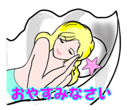 Beautiful and elegant mermaid Princess sticker #1207163