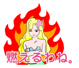 Beautiful and elegant mermaid Princess sticker #1207167