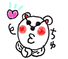 Bear handwritten sticker #1207419