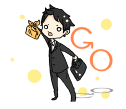 Salaryman warrior Tanaka sticker #1207466