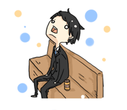 Salaryman warrior Tanaka sticker #1207473