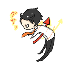 Salaryman warrior Tanaka sticker #1207490