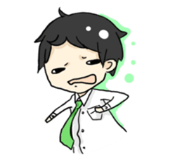 Salaryman warrior Tanaka sticker #1207493