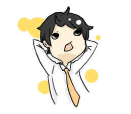 Salaryman warrior Tanaka sticker #1207499