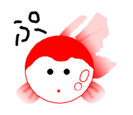 feeling of kingyo fish sticker #1207588