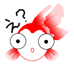 feeling of kingyo fish sticker #1207599