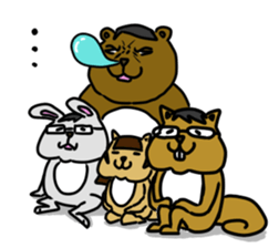 a land animals sticker #1208025