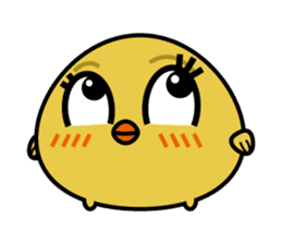 Sally cute chick sticker #1208442