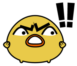 Sally cute chick sticker #1208473