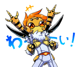 personification spiders sticker #1208723