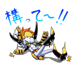 personification spiders sticker #1208725