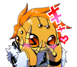 personification spiders sticker #1208726