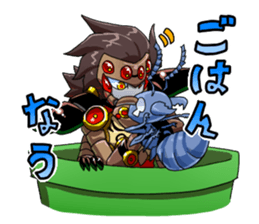 personification spiders sticker #1208730