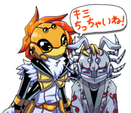 personification spiders sticker #1208740