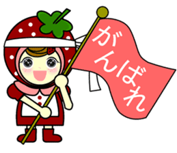 Strawberry girl and friends sticker #1208803